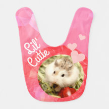 HammyVille - Cute Hamster Hot rose géométrique