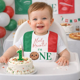 Bavoir Holy Ravioli! Italian Meatball First Birthday 