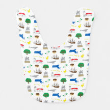 Massachusetts Baby Bib