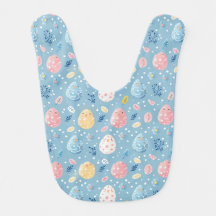 Oeufs de Pâques Bleus et poussins