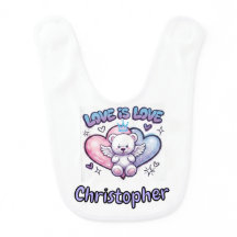 Bavoir personnalisé Y2K Bébé Ange Ourson mignon L'