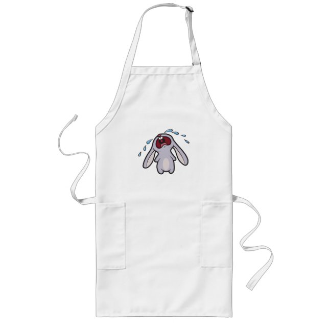 Bawling Bunny Rabbit Apron (Front)
