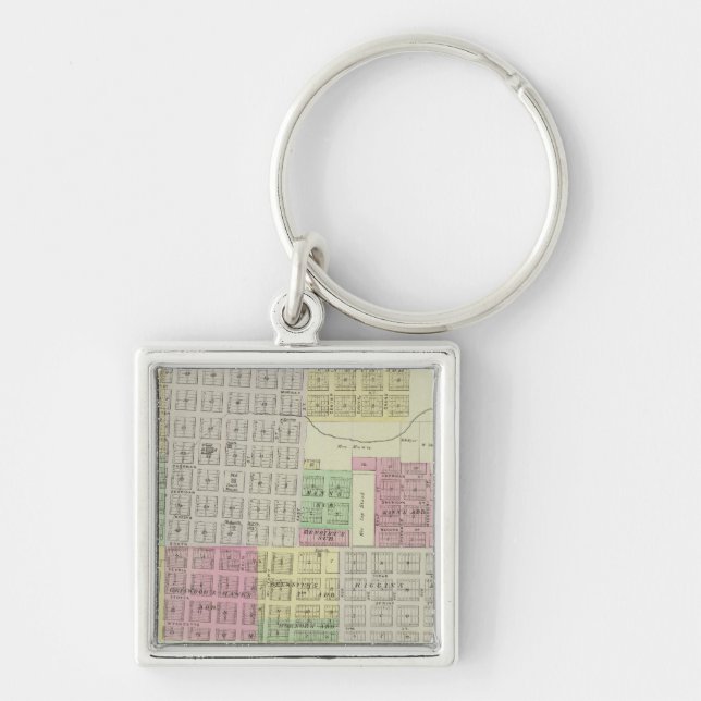 Baxter Springs, Cherokee County, Kansas Keychain (Front)