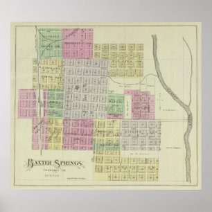 Baxter Springs, Cherokee County, Kansas Poster