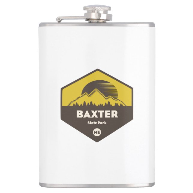 Baxter State Park, Maine Hip Flask (Front)