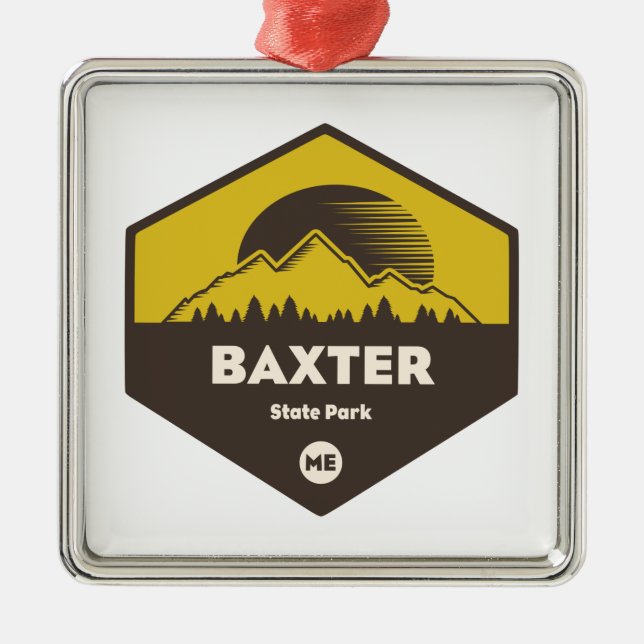 Baxter State Park, Maine Metal Ornament (Front)