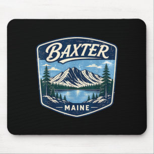 Baxter state park maine mountain hiking camping mouse pad