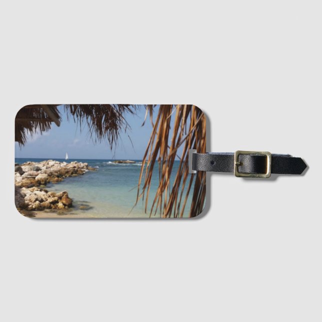 Bay Acrylic Luggage Tag (Front Horizontal)