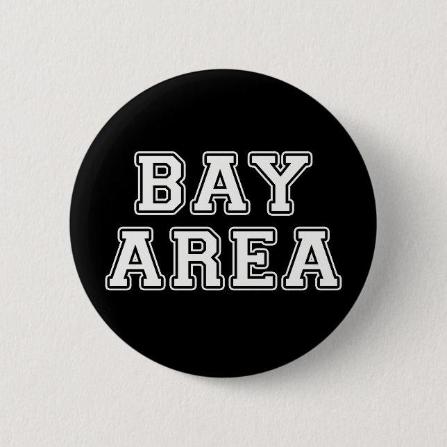 Bay Area 2 Inch Round Button (Front)