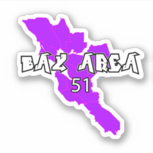Bay Area 51 Vinyl Sticker