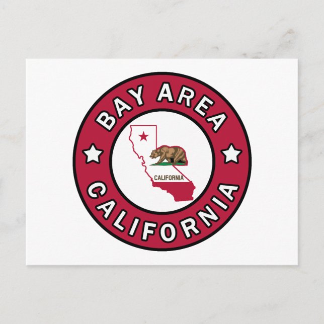 Bay Area California Postcard (Front)