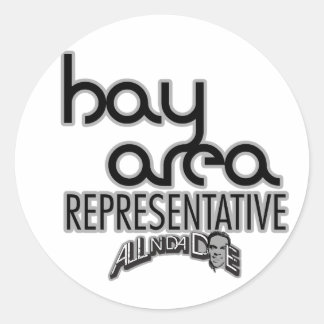Bay Area Representative Classic Round Sticker