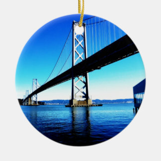 Bay Bridge Northern California San Francisco Ceramic Ornament