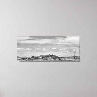 Bay Bridge Stretched Canvas Print