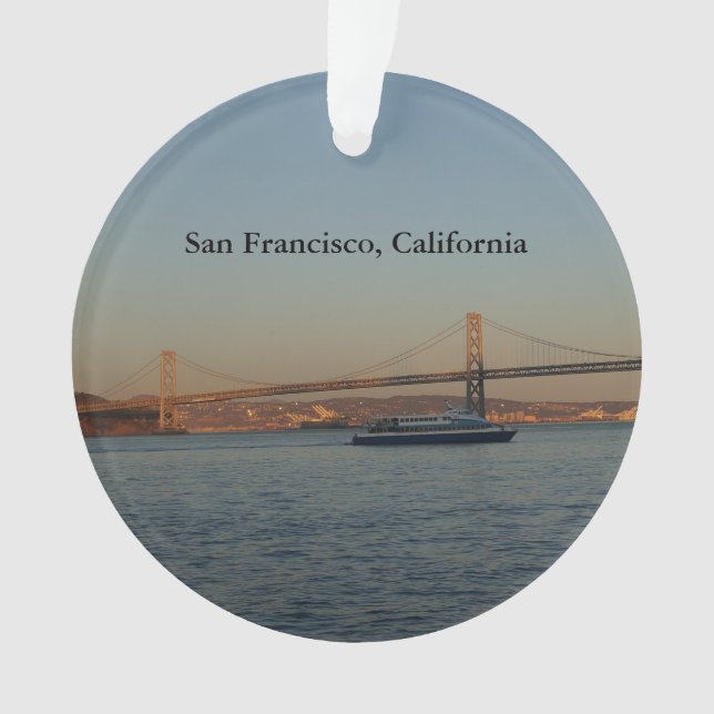 Bay Bridge & Yerba Buena Island #3 Ornament (Front)