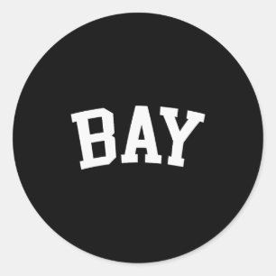 Bay  classic round sticker