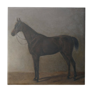 Bay Gelding Horse (by Albrecht Adam) Tile
