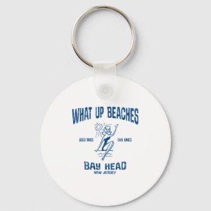 Bay Head New Jersey Nj Funny Vintage Beaches Tee M Keychain