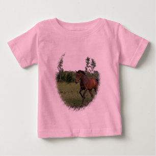 Bay Horse on Toddler T-Shirt