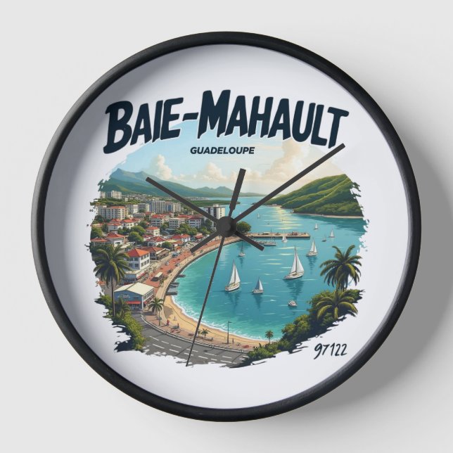 BAY-MALHAUT GUADELOUPE CLOCK (Front)
