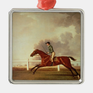 Bay Malton with John Singleton Up, c.1767 Metal Ornament