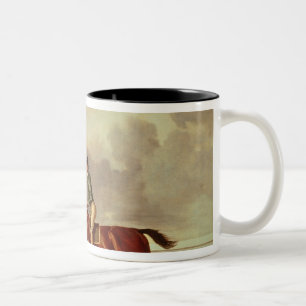 Bay Malton with John Singleton Up, c.1767 Two-Tone Coffee Mug
