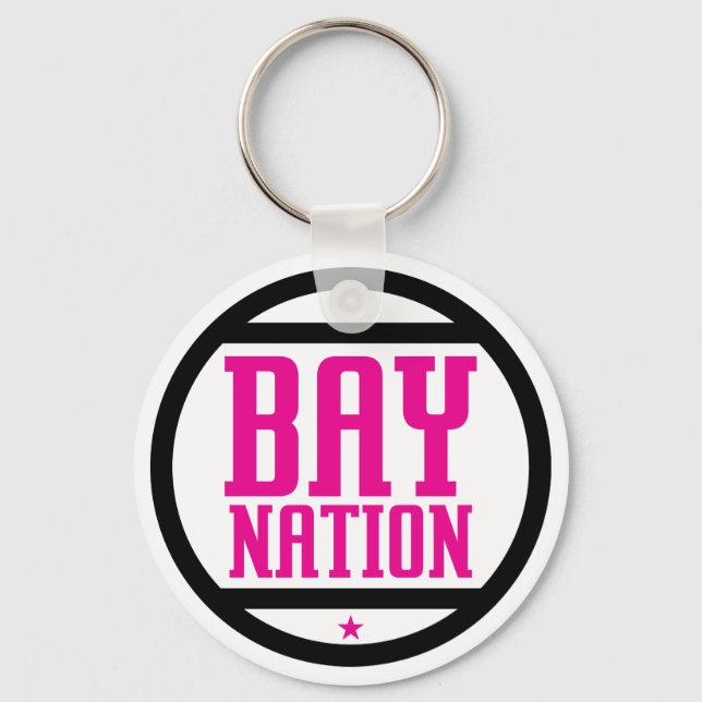 Bay Nation Keychain (Front)