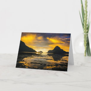 Bay Of El Nido Sunset Card