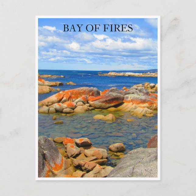 bay of fires granite water postcard (Front)