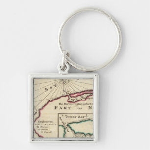 Bay of Fundy and harbour of Annapolis Royal Keychain