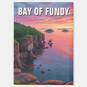Bay of Fundy Nova Scotia Canada Magnet