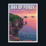 Bay of Fundy Nova Scotia Canada Postcard<br><div class="desc">The Bay of Fundy, located between the provinces of New Brunswick and Nova Scotia in Eastern Canada, is one of the most unique and awe-inspiring natural wonders in North America. It’s world-famous for having the highest tides on Earth, with water levels rising and falling by as much as 16 metres...</div>