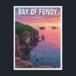 Bay of Fundy Nova Scotia Canada Postcard<br><div class="desc">The Bay of Fundy, located between the provinces of New Brunswick and Nova Scotia in Eastern Canada, is one of the most unique and awe-inspiring natural wonders in North America. It’s world-famous for having the highest tides on Earth, with water levels rising and falling by as much as 16 metres...</div>