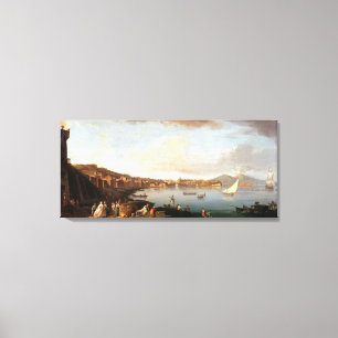 Bay of Naples from the North Canvas Print