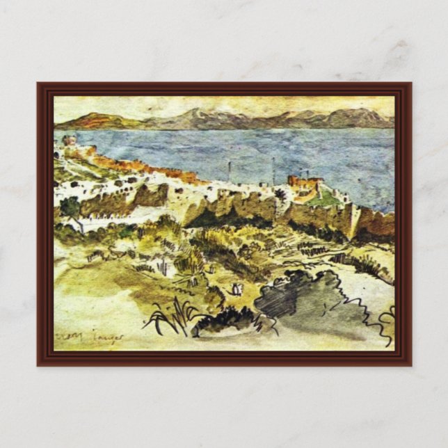 Bay Of Tangier In Morocco Postcard (Front)