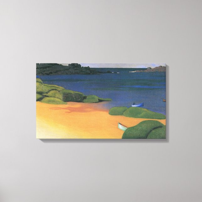 Bay of Tregastel by Felix Vallotton, Fine Art Canvas Print (Front)