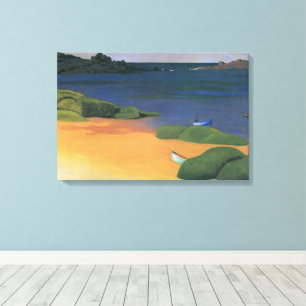 Bay of Tregastel by Felix Vallotton, Fine Art Canvas Print