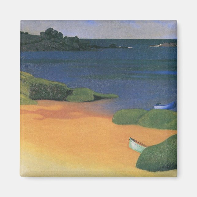 Bay of Tregastel by Felix Vallotton, Fine Art Magnet (Front)