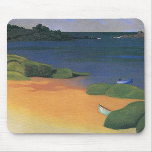 Bay of Tregastel by Felix Vallotton, Fine Art Mouse Pad