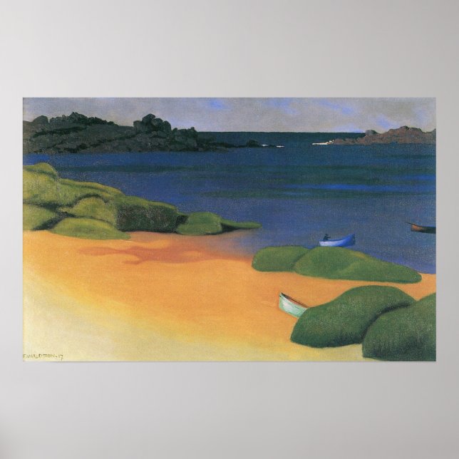 Bay of Tregastel by Felix Vallotton, Fine Art Poster (Front)