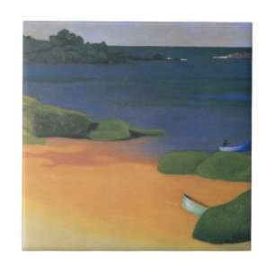 Bay of Tregastel by Felix Vallotton, Fine Art Tile