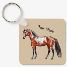 Bay Paint Horse | Western Style | Realistic Look -