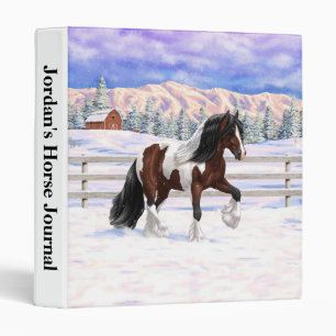 Bay Pinto Brown Skewbald Gypsy Vanner Tinker Horse Binder