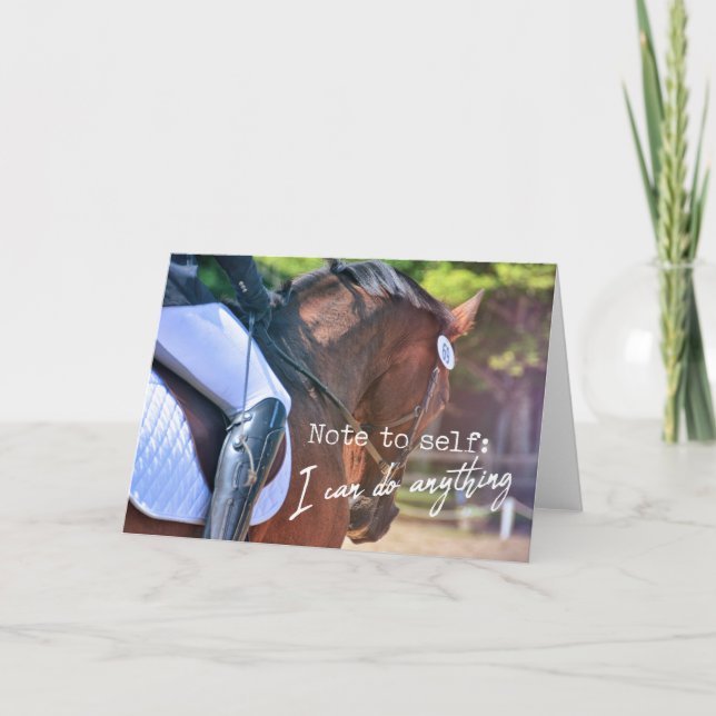 BAY SHOWING Greeting Card (Front)