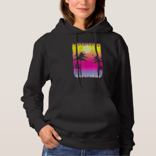 Bay St Louis Mississippi Ms Summer Vintage Sunset Hoodie