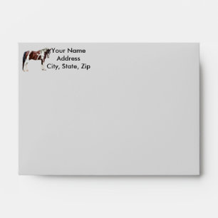 Bay Tobiano Paint Horse Envelope
