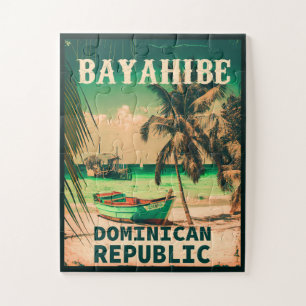 Bayahibe Dominican Republic - Retro Vintage 60s Jigsaw Puzzle