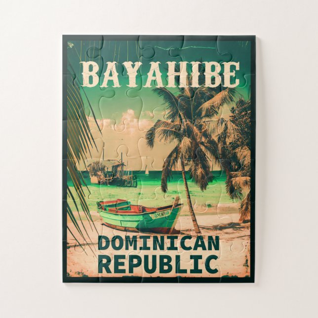 Bayahibe Dominican Republic - Retro Vintage 60s Jigsaw Puzzle (Vertical)
