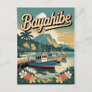 Bayahibe Dominican Republic vintage  Postcard