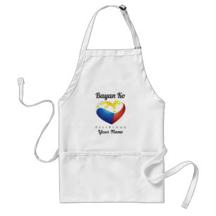 Bayan Ko Pilipinas, coutume de tablier de drapeau